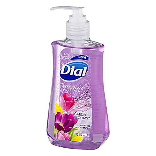 Dial Liquid Hand Soap, Marula Oil, 7.5 Fluid Ounce, Pack of 4