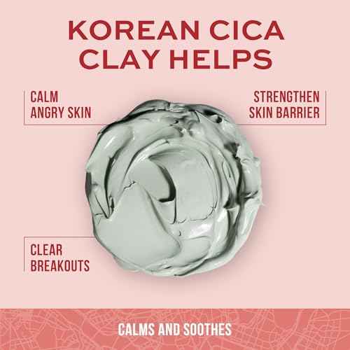 Freeman Exotic Blends Soothing Korean Cica Clay Facial Mask, 6 fl.oz./ 175 mL Tube