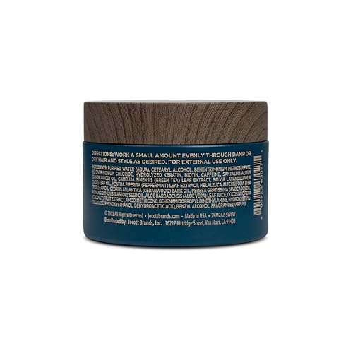 Blackstone Men's Grooming Thickening Pomade 4 Oz Sea + Surf Scent Pliable Hold Matte Finish