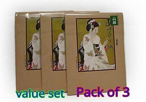 Japanese Premium Oil Blotting Paper 200 Sheets | 10cm x 7cm