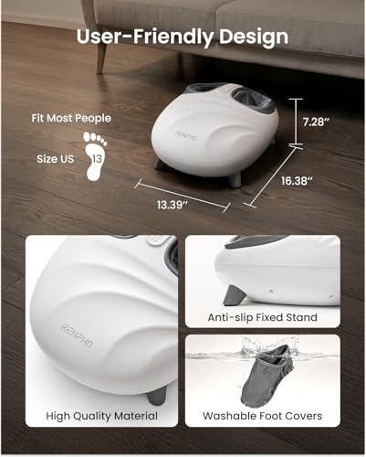 RENPHO Shiatsu Foot Massager with Heat for Plantar Fasciitis