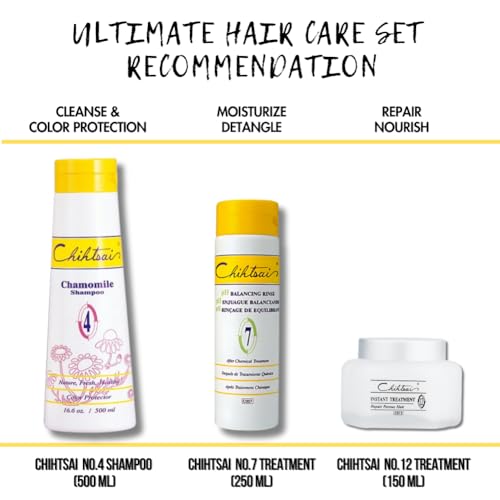 Chihtsai No.4 Chamomile Shampoo 500ml | Color Protection & Shine