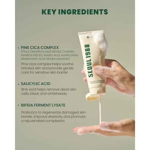 K-SECRET SEOUL 1988 Cica Cleansing Foam ? Deep Pore Cleansing & Soothing Care | Daily Facial Cleanser for Sensitive Skin | Korean Skincare, 150ml / 5.07 fl oz