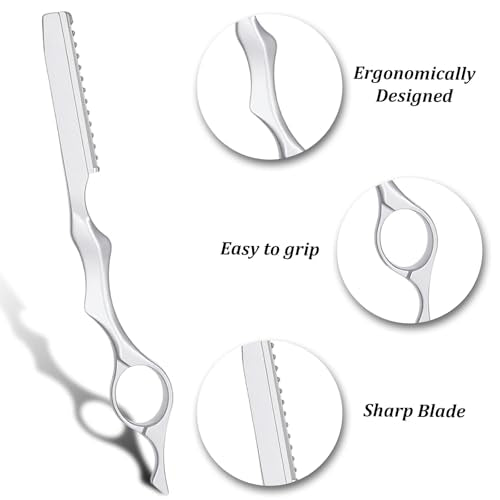 Hair Thinning Razor Kit 6.9" - 10 Replacement Blades