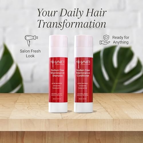 4Hair Cosmetics Sodium-Free Shampoo & Conditioner Set for Dry Hair