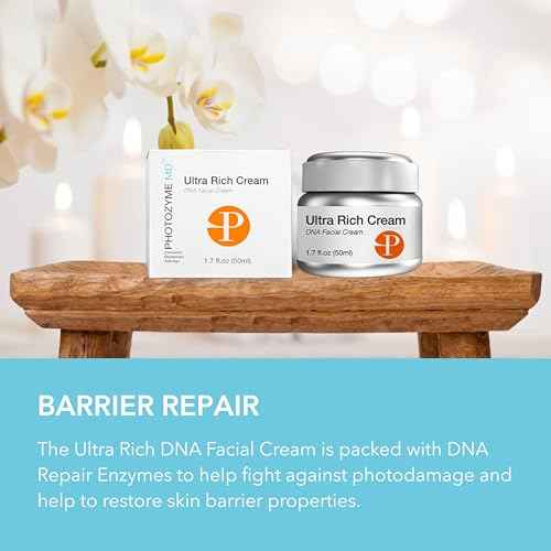 Photozyme Ultra Rich DNA Facial Cream - Hydrating Superfoods - with DNA Repair Enzymes, and Antioxidants - Helps Repair Photodamage and Dry Skin - for All Skin Types - 1.7 Fl Oz. / 50 ml