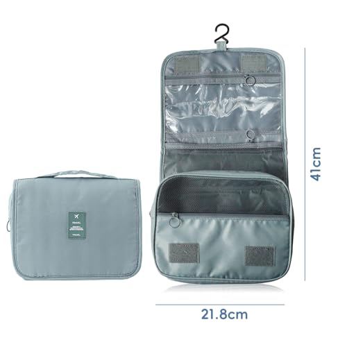 Exquisite Travel Bag for Ostomy and Colostomy Supplies - The Ultimate Choice for Post - Surgery Individuals, Featuring Hanging Setup and Stylish Covers Tailored for Women (Gray)