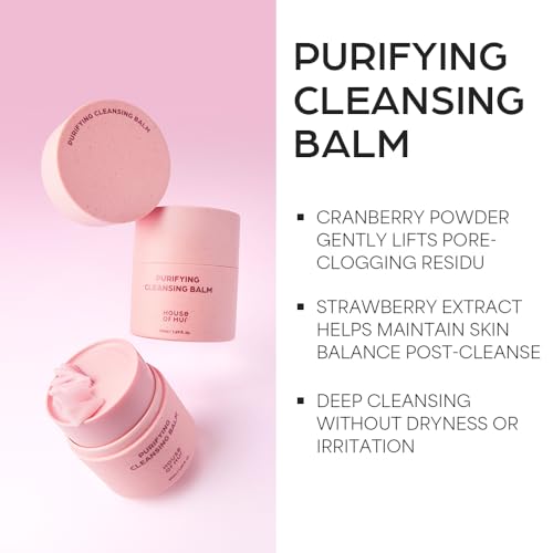 House of Hur Purifying Cleansing Balm - Hydrating Korean Skincare 1.69fl.oz
