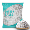Ar3 Beauty 100% Pure Cotton Balls - Hypoallergenic & Lint-Free Bulk Pack