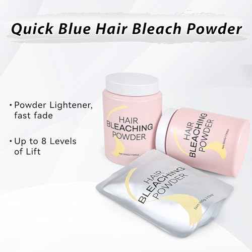 Hair Bleach Powder, Professional Lightening Bleach for Hair, Strong & Gentle Bleach Powder for Hair, Lift Up to 8 Levels, Perfect for DIY Blonde Highlights & Lightening (100g/3.53oz)
