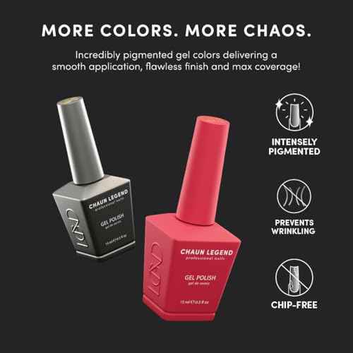 Chaun Legend Gel Nail Polish | In Too Deep LG5228 (true navy) | Soak Off UV LED Cure Gel Polish High Gloss 15ml