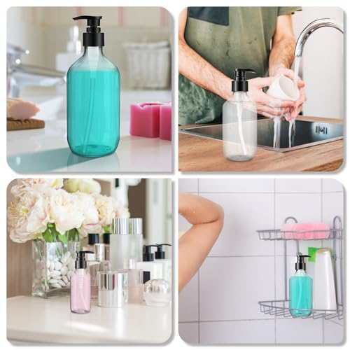 Teyssor 300ml Pump Bottle Dispenser 2 Pack | BPA-Free Refillable