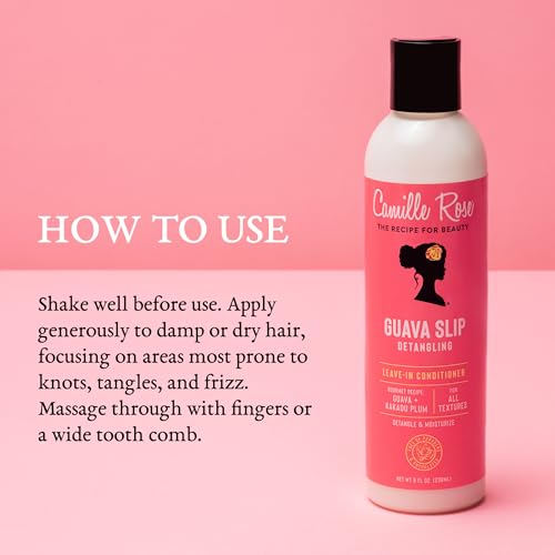 Camille Rose Guava Slip Leave-In Detangler - 8oz
