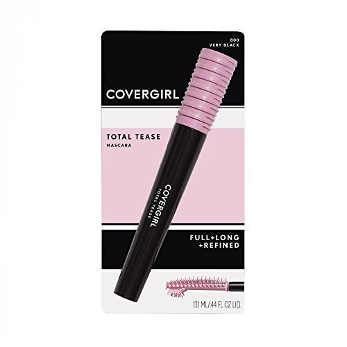 COVERGIRL Total Tease Mascara Full + Long Lashes, Very Black