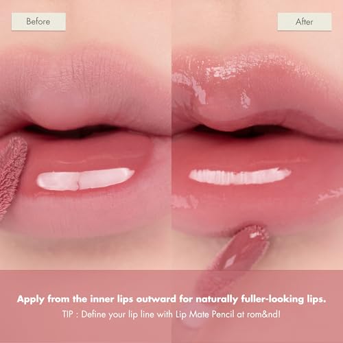 rom&nd Glasting Color Gloss - Cherry Up Plumping Lip Oil