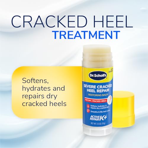 Dr. Scholl's Severe Cracked Heel Repair Foot Cream 2.5 Oz Pack of 3