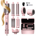 8-in-1 Hot Air Styler Hair Dryer Brush with Auto Wrap Curl