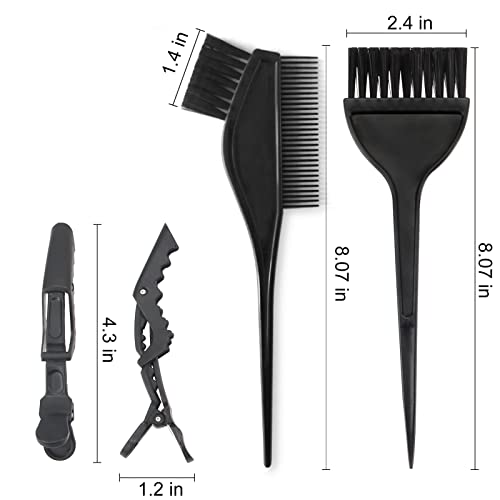 Hair Coloring Kit - 5 Piece Salon DIY Set with Brush & Bowl