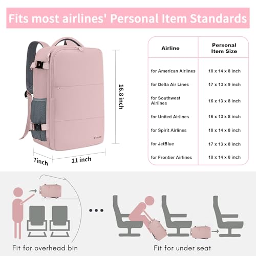 Taygeer Travel Backpack for Women - TSA Approved 15.6" Laptop Bag