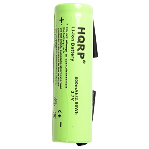 HQRP Battery Works with Philips Norelco 3.7V Li-Ion 422203612390 3611290 3606410 1050CC 1050X 1059X 1280X 1280XCC 1250X 1250XCC 1260X 1290X QT4070 Razor/Shaver + Screwdriver