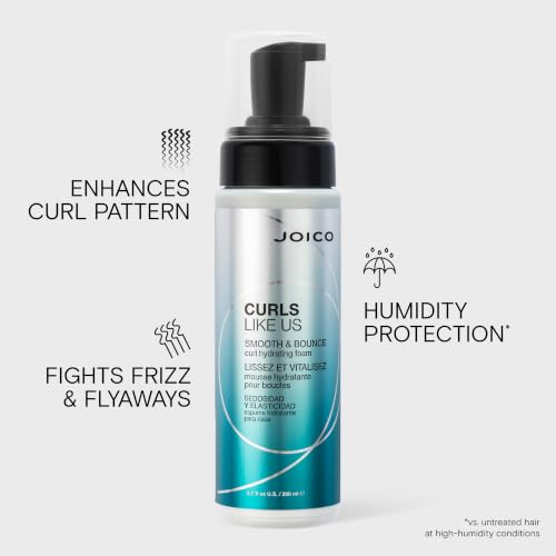 Joico Curls Like Us Smooth & Bounce Curl Hydrating Foam - 6.7 fl oz