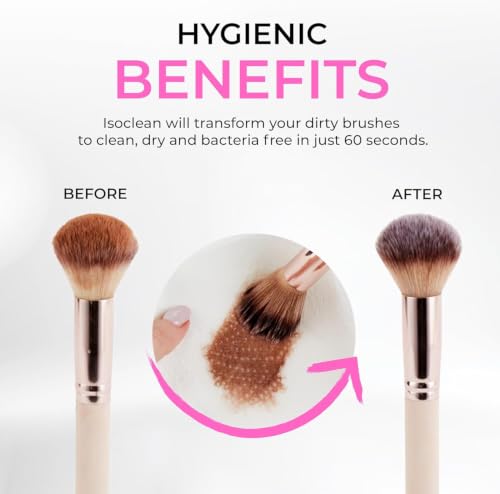ISOCLEAN Makeup Brush Cleaner Spray – Fast-Drying, 18 fl oz