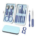 RedFlow 8-in-1 Manicure Set with Nail Clippers & Leather Case