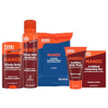 Mando Whole Body Starter Kit - 2.6oz Solid Stick, 3.6oz Spray, 1.5oz Acidified Body Wash, 5oz Acidified Cleansing Bar, 15ct Deodorant Wipes - Aluminum Free Odor Control - 5 pc Bundle (Bourbon Leather)