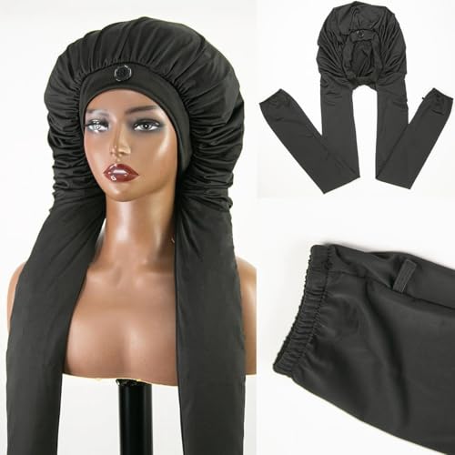Satin Hair Bonnet for Braids & Long Hair Women