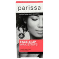 Parissa Natural Face & Lip Wax Strips | Beginner-Friendly & Gentle for Sensitive Skin | Ready-to-Use Strips for Upper Lip, Chin & Face | 20 Strips (10 x 2)