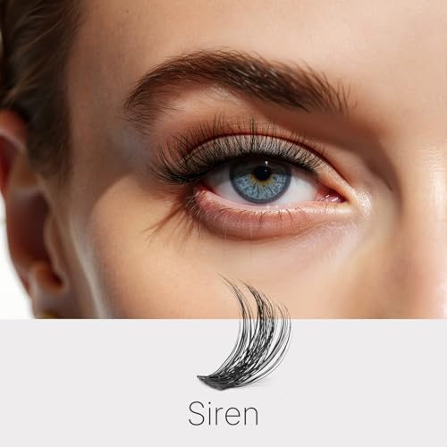 VEYESBEAUTY Siren Lash Clusters Kit Newbie's 5-Second Series 8-16mm