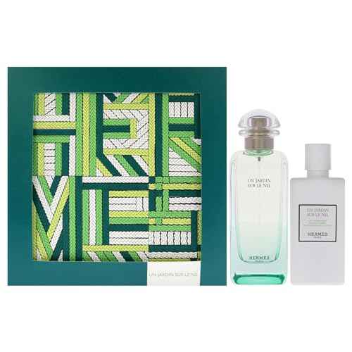 Hermes Un Jardin Sur Le Nil for Women - 2 Pc Gift Set 3.4oz EDT Spray, 2.7oz Body Lotion