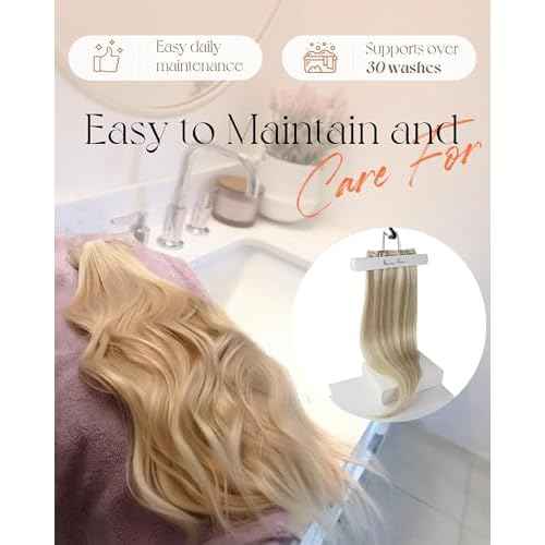Sunny Hair Clip in Hair Extensions Straight Human Hair Clip in Extensions Remy Clip in Hair Extensions Real Human Hair Extensions Clip ins Golden Blonde Highlights Light Blonde 18inch