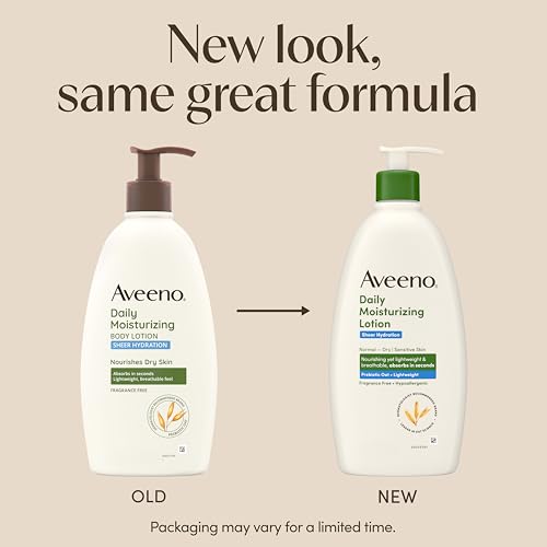Aveeno Sheer Hydration Fragrance-Free Body Lotion 18 Fl Oz
