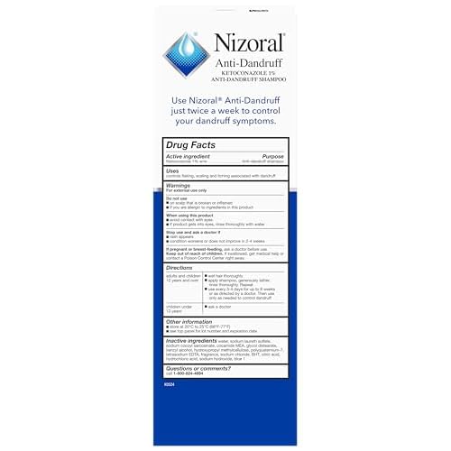 Nizoral 2-in-1 Anti Dandruff Shampoo and Conditioner,14 Fl Oz,1% Ketoconazole,(Pack of 2)