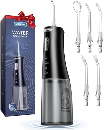 Onlyone Rechargeable Water Flosser with Adjustable Pressure