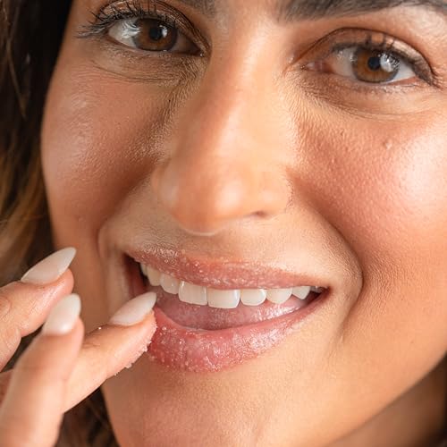 Sara Happ Pink Grapefruit Lip Scrub - Vegan Sugar Exfoliator, 0.5 Oz