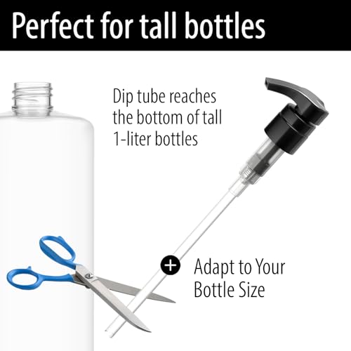 BAR5F Shampoo Pump for 1L Salon Bottles | 28/410 Finish