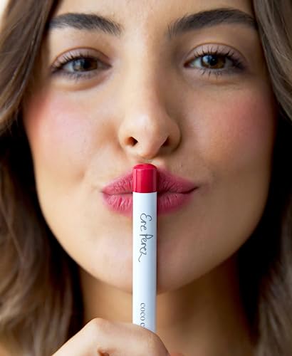 Ere Perez - Natural Coco Crayon Hydrating Lip Color | Vegan, Cruelty-Free, Clean Beauty (Siren, 0.01 oz | 3 g)