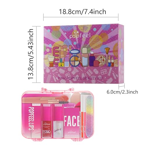 Hot Pink All-in-One Makeup Kit for Women – Complete Starter Set