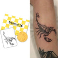 Semi-permanent Tattoos,Realistic Fake Tattoos,Last 7-15 Days,Waterproof Non-reflective Temporary Tattoo Stickers,Cruelty-free,Uniquely Designed Exquisite Packaging(Scorpion 2)
