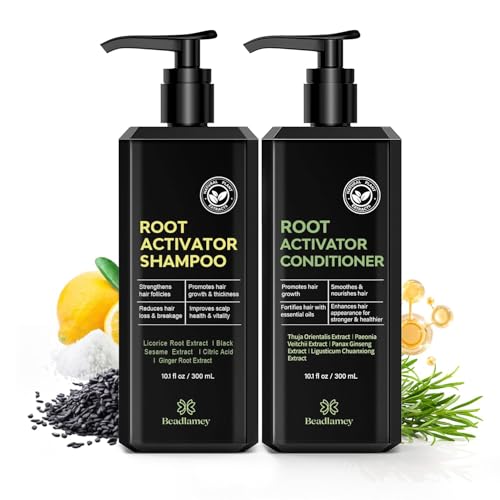 Root Activator Hair Growth Shampoo & Conditioner Set for Men