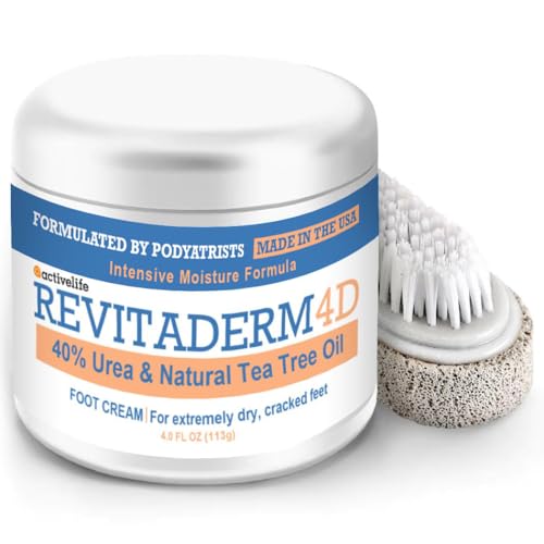 40% Urea Advanced Foot Cream Kit with Pumice Stone & Brush - 4 oz
