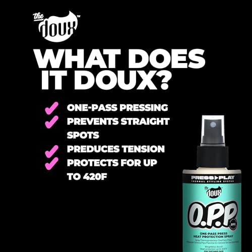 The Doux O.P.P. One-Pass Heat Protection Spray - 4 oz