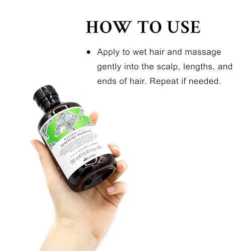 Davines Naturaltech Renewing Shampoo - Anti-Aging for All Hair Types, 8.45 Fl Oz
