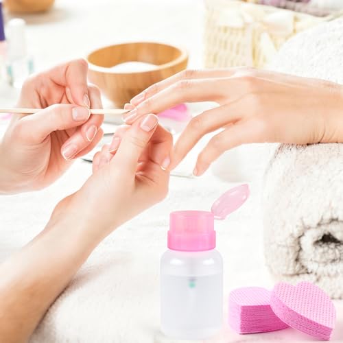 1080 Lint-Free Nail Wipes with Pump Dispenser Bottle