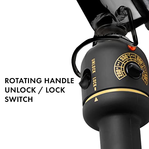 HOT TOOLS Pro Artist Black Gold Marcel Iron | For Extra Smooth Shiny Styles (1-1/4¡±)