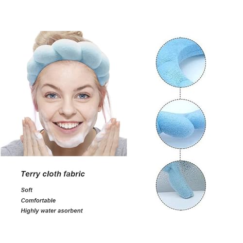Spa Headband for Face Washing & Makeup - Soft Sponge