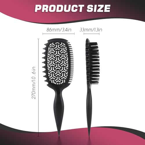 Candy Brush Curl Defining Vented Hair Brush for All Hair Types