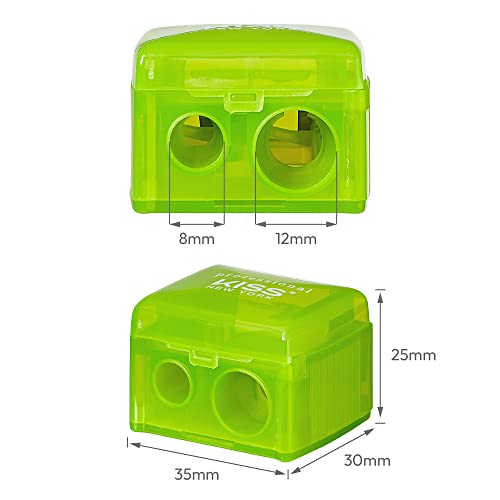 Kiss New York Professional Duo Pencil Sharpener for Eyeliner & Lip Liner